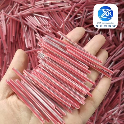 satın al Kırmızı Fiber Optic Splice Sleeve, 2.5mm Fiber Heat Shrink Sleeves online manufacture