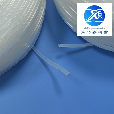 Yüksek mukavemetli Çıplak Eva Fiber Koruma Tüpü Şeffaf Renk