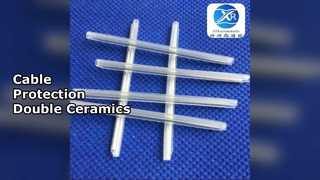 Fiber Optik Kablo Koruma Kılıfı Dayanıklı Çift Seramik Çubuk